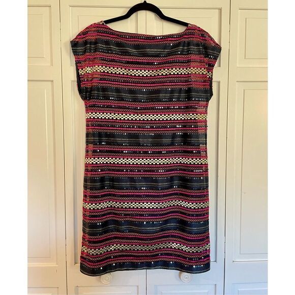 Trina turk breene sequin shift dress size 6 - Picture 5 of 11